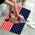 thumbnail image 3 of dajkiuy American Flag Kitchen Rugs USA Decor Fourth of July Independence Day Bath Rug Runner Comfort Mat Non-Slip Doormats Carpet for Bathroom Indoor 24" X 16", 3 of 8