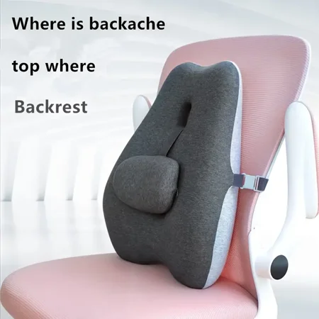 1pc Lumbar Cushion Office Seat Lumbar Protector Maternity Chair Cushion Car Pillow Adjustable Cushion Lumbar Pillow