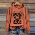 thumbnail image 2 of Sudadera con capucha Gibobby Manga Larga Estampado de animales Café M, 2 of 3
