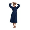 thumbnail image 2 of Turkuoise Women Premium Cotton Blend Lightweight Long Waffle Kimono Bath and Spa, 2 of 5