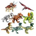 thumbnail image 1 of 8 piezas para niños, bloques de construcción de dinosaurios de juguete, dinosaurio jurásico, juguete educativo ensamblado, 1 of 2