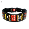 thumbnail image 2 of Flmtop Flower Line Print Reflective Adjustable Pet Dog Puppy Collar Soft Neck Strap 1#, 2 of 9