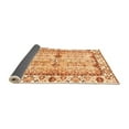thumbnail image 2 of Ahgly Company Indoor Square Abstract Orange Modern Area Rugs, 4' Square, 2 of 4