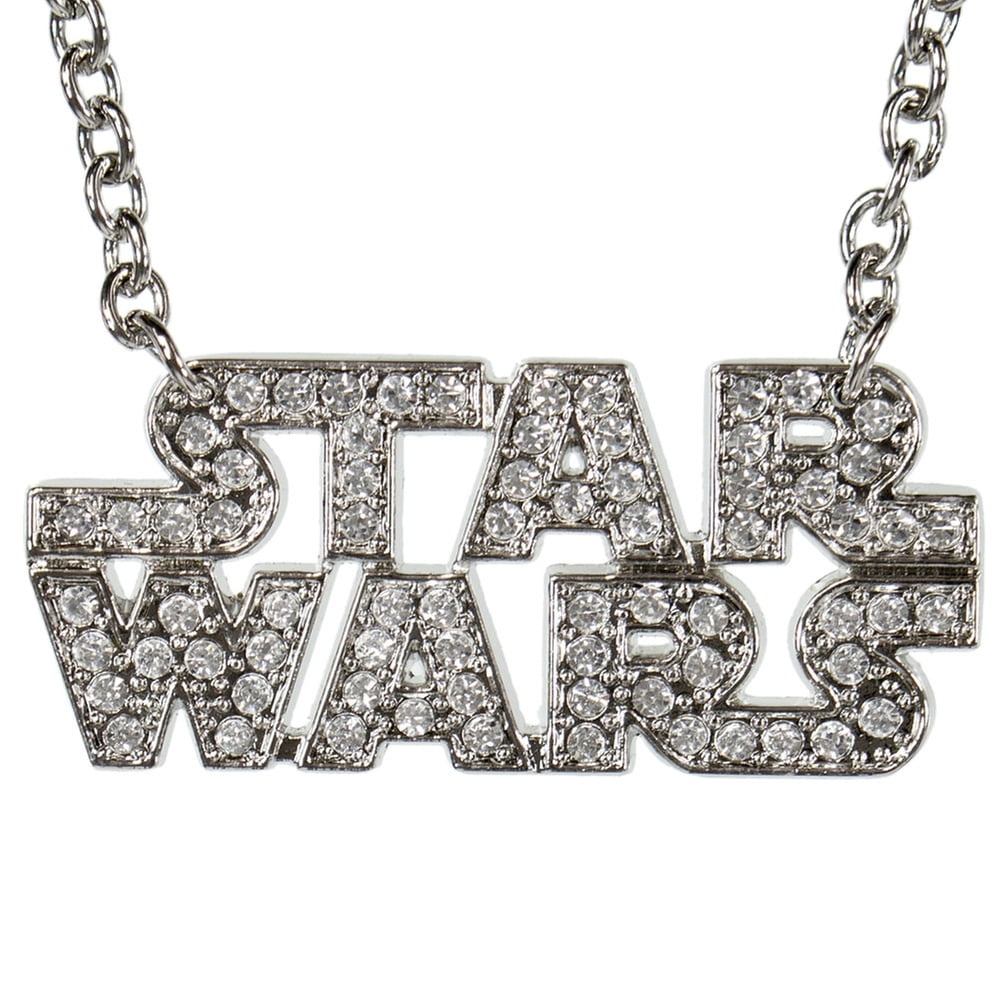 The Force Awakens Rebel Logo with Rhinestones Pendant Necklace Star Wars VII 
