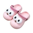 thumbnail image 3 of Tfken Slippers Clogs For Kids Boys Girls 3D Cartoon Print Adjustable Ankle Strap Closed Toe Summer Pool Eva Toddler Child Sandals Pink Size 7-8 Years, 3 of 3