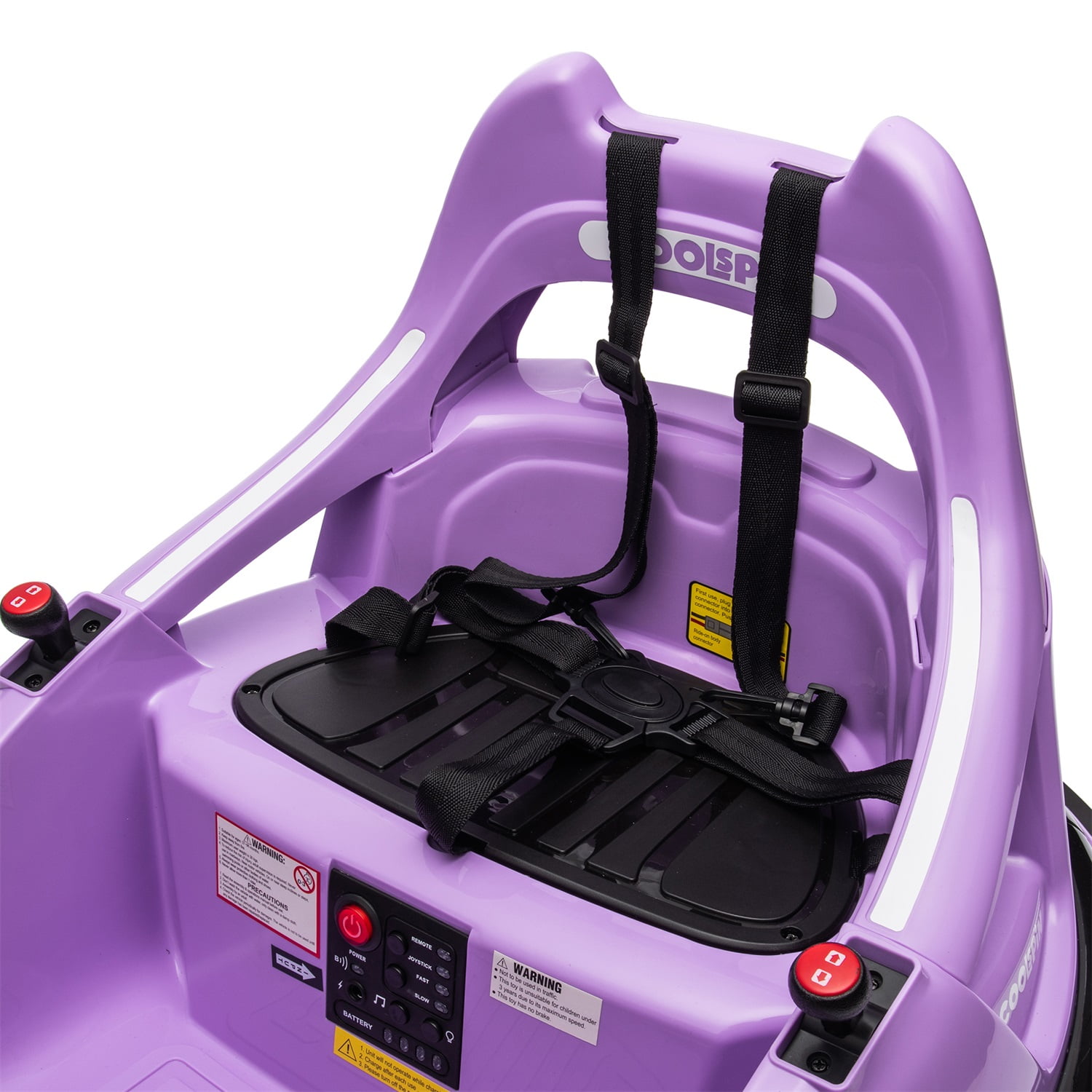 CIPACHO 12V Electric Ride On Bumper Car for Kids & Toddlers 1.5-5 Years Old, Baby Bumping Toy Gifts, LED Lights, 360 Degree Spin, Purple CIPACHO 12V Electric Ride On Bumper Car for Kids & Toddlers 1.5-5 Years Old, Baby Bumping Toy Gifts, LED Lights, 360 Degree Spin, Purple