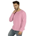 thumbnail image 2 of Inkmeso Men's Long Sleeve Cotton Basic Shirt Lightweight Solid T-Shirts, 2 of 5