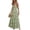 28# Green, variant on Summer Dresses for Women Maxi Spaghetti Strap Back Smocked A Line V Neck Casual Long Dress Beach Vacation Clothes Light Brown S