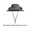 Dark Gray, variant on Solar Cooling Fan Sun Hat, Men Women Dual Fans Wide Brim UV Protection Hat, Adjustable Fan Speed Hat with Breathable Mesh, Foldable Outdoor Fishing Beach Cap for Hiking Outdoor Activities