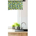 thumbnail image 3 of Ambesonne Pineapple Valance Pack of 2, Hawaiian Nature Hibiscus, 54"X12", Multicolor, 3 of 4