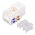 thumbnail image 2 of Acoplador De Módulo Ethernet, Módulo De Red ABS Shell CAT5 Montaje Fácil Para Comunicación De Red Para Conexión De Terminal Cergrey 5 piezas, 2 of 8