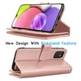 thumbnail image 4 of Galaxy A03S Case Samsung Galaxy A03S Wallet Case, Tiflook PU Leather Card Holder Flip Cover [Detachable Magnetic] Rose Gold, 4 of 6