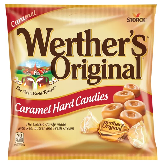 Werther's Original Caramel Hard Candies, 2.65-oz. (2 Bags)
