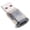 Shallow black, variant on Type-C Female to USB A Male Converter Support 120W Charging Data Transfer USB-A Extender with Indicator OTG Adapter