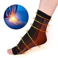 thumbnail image 2 of Compression Socks Ankle Bandage Open Toe Plantar Fasciitis Socks Pain Relief Sleeves, 2 of 5