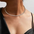 thumbnail image 4 of DAYEH Adjustable Neck Cuff for Women, Open Collar Choker, Simple Stainless Steel Necklace, 4 of 4