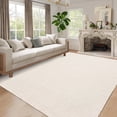 thumbnail image 1 of Garvee 8'x10' Solid Area Rugs, Washable Modern Accent Rugs Foldable Printed Indoor Rug Carpet, Stain-Resistant Soft Low Pile Floor Mat for Living Room Bedroom Offices, Beige, 1 of 8