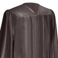 thumbnail image 4 of Endea Graduation Shiny Brown Graduation Gown  Cap, 4 of 9