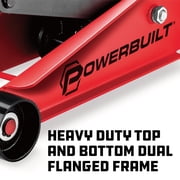Powerbuilt 6000 Lb (3 Ton) Heavy Duty Fast Lift Garage Jack - 620588