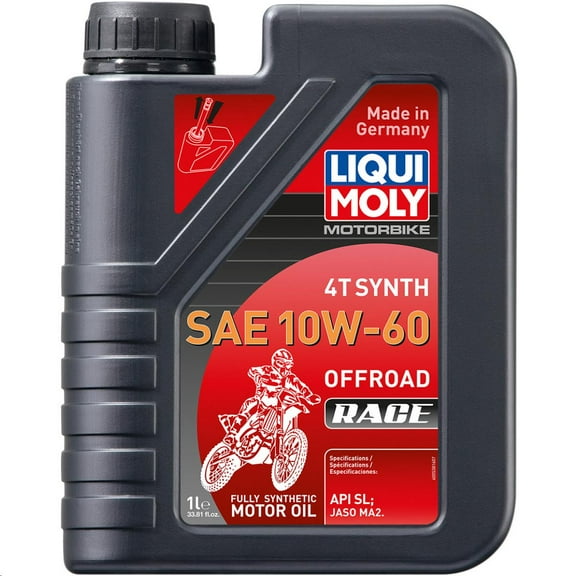 LIQUI MOLY Motorbike 4T Synth SAE 10W-60 Offroad Race | MPN 20186