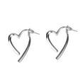 thumbnail image 2 of Xihbxyly Pendientes En Forma de Corazón, Modernos, Chapados En Oro y Plata, Diseño Cómodo y Versátil, Perfectos para Uso Diario, San Valentín o Fiestas, Regalo Elegante para Mujer, Tamaño de 3 Cm., 2 of 7