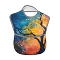 thumbnail image 2 of Kdxio Abstract Night Sky Tree Bibs For Babies, Baby Bibs for Eating, Toddler Bibs, Waterproof Bibs, Feeding Bibs, for Toddlers, Boys, Girls, 2 of 8