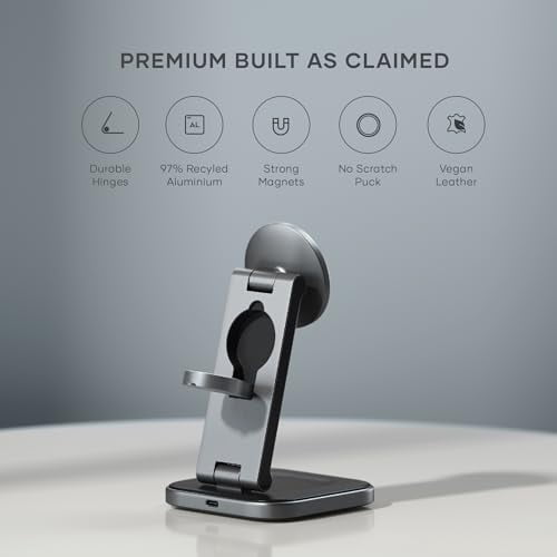 3-in-1 Foldable Qi2 Wireless Charging Stand