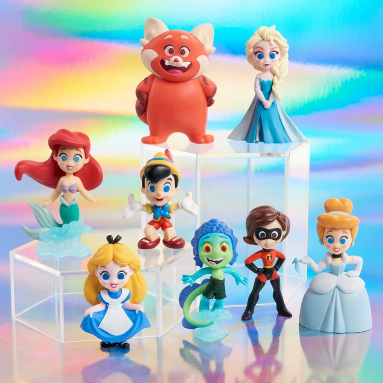 Disney100 Years of Love Celebration Collection Limited Edition 8-Piece  Figure Pack, Officially Licensed Kids Toys for Ages 3 Up by Just Play