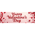 thumbnail image 4 of Valentine's Day Banner Heart Balloons Pink Roses Gift Box Backdrop Party Supplies Photography Props Romantic Decorations Festive Décor Background, 4 of 4