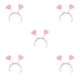 thumbnail image 1 of Sonducket Diademas en forma de corazón Brillo elegante con resorte Antideslizante Accesorios para el peinado del cabello Diademas Concierto de Type2 NO2, 1 of 6