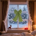 thumbnail image 5 of Yucurem Large Velvet Green Bows Ornaments, 12.6 x 22.8 in Giant Xmas Tree Ribbon Hanging Bows for Christmas Wedding Birthday Party Supplies, 5 of 7
