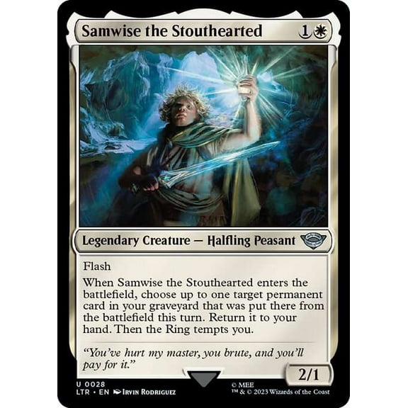 MtG Tales of Middle-Earth Uncommon Samwise the Stouthearted #28
