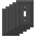 thumbnail image 5 of Franklin Brass W35241-C-Am Classic Architecture Single Switch Wall Plate - Pure White, 5 of 7