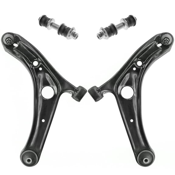 TRQ 4 pc Suspension Kit Lower Control Arms w/ Ball Joints Sway Bar End Links PSA63699