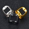 thumbnail image 5 of 7 Anillo con tapa de botella de cerveza abierta, anillo de personalidad, herramienta multifuncional para barra de cerveza, 5 of 5