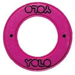 YOLO Roller Skate Bearings - Ceramic (Quantity 8pk, Shield Color: Pink)