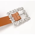 thumbnail image 3 of Contemporary Square Buckle Belt for Everyday Style – Classic Fashion Accessory for Dresses and Pants, 3 of 5