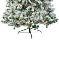 thumbnail image 3 of SEGMART 7.5FT Flocked Christmas Tree with Light, 1450 Tips, Pre-Lit Artificial Snow Christmas Tree with Metal Stand, Indoor/Outdoor Christmas Decorations for Home, Festival, Party, White, LL354, 3 of 8