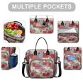 thumbnail image 2 of OBREWU Pioneer Flower Womens Lunch Box for Work,Insulated Large Pioneer Flower Lunch Bag for Women,Loncheras Para Mujer,Leakproof Adult Lunch Bag for Work,Beach,Travel,Picnic,Camping, 2 of 7