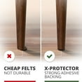 thumbnail image 4 of X-Protector Felt Furniture Pads 8 Pcs - 6” x 4 3/8” Heavy Duty Brown Felt Sheets - Cut to Size, 4 of 7