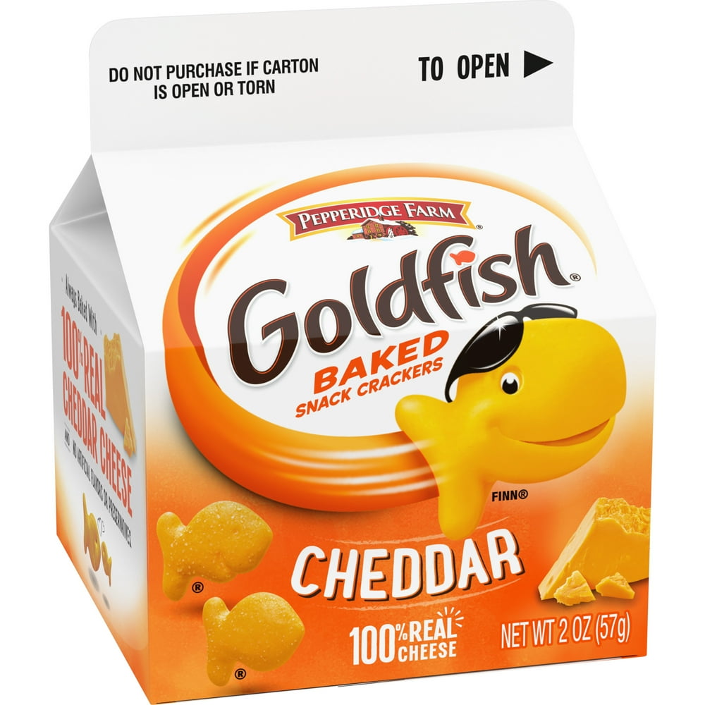 Pepperidge Farm Goldfish Cheddar Crackers, 2 oz. Carton
