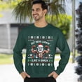 thumbnail image 3 of Christmas Sweatshirt, Funny Gym Christmas Sweatshirt, Muscular Santa Ugly Holiday Jumper, Festive Fitness Gift for Bodybuilders & Weightlifters, 3 of 5