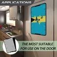 thumbnail image 6 of Psesaysky Bahamas Flag Butterfly RV Door Window Shade with Hook and Loop Fastener Foldable RV Window Cover Privacy Protection for Camper Trailer Decorative Accessories, 6 of 7