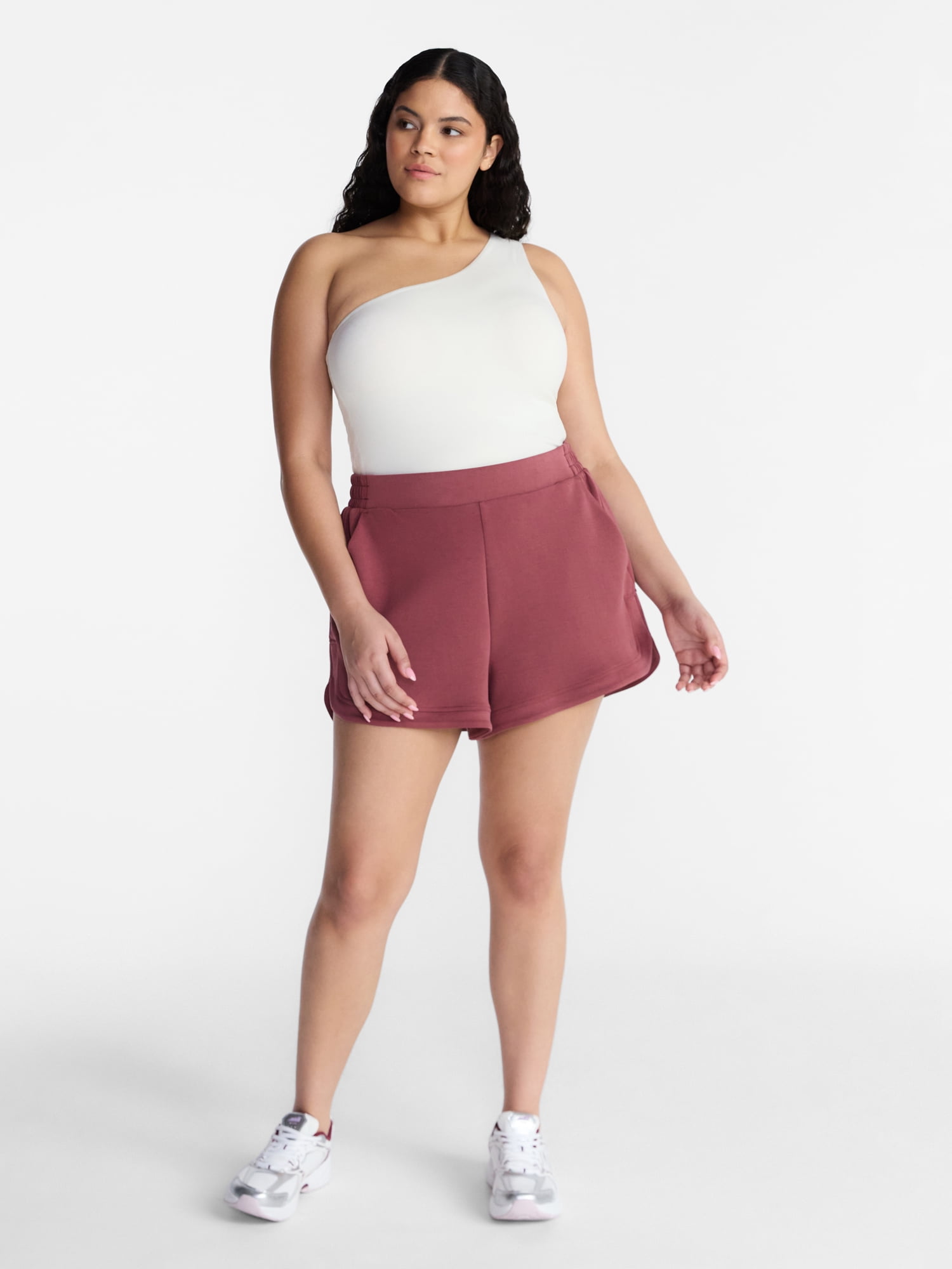 Avia Women's ScubaKnit Shorts, 3.25'' Inseam, Sizes XS-XXXL