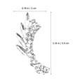 thumbnail image 2 of ETHZZLE 1 Pair Ear Cuff Alloy Simple but Fashionable Design for Teens, 2 of 8
