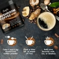 thumbnail image 4 of Mushroom Coffee Powder 2750 mg, 10-in-1 Mushroom Supplement with Lions Mane & Chaga 5.64 oz, by Catfit, 4 of 8