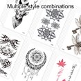 thumbnail image 3 of 30 hojas de tatuajes temporales para mujeres y niñas, tatuaje temporal falso, Kit de pegatinas para adultos y niños MFZFUKR CPB-CJZ2014-1, 3 of 5