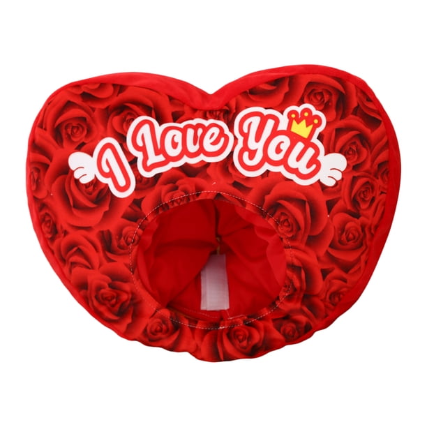 KAKOWELY 1 pieza de tocado con forma de corazón, creativo y divertido, decoración para el pelo, tocado rojo