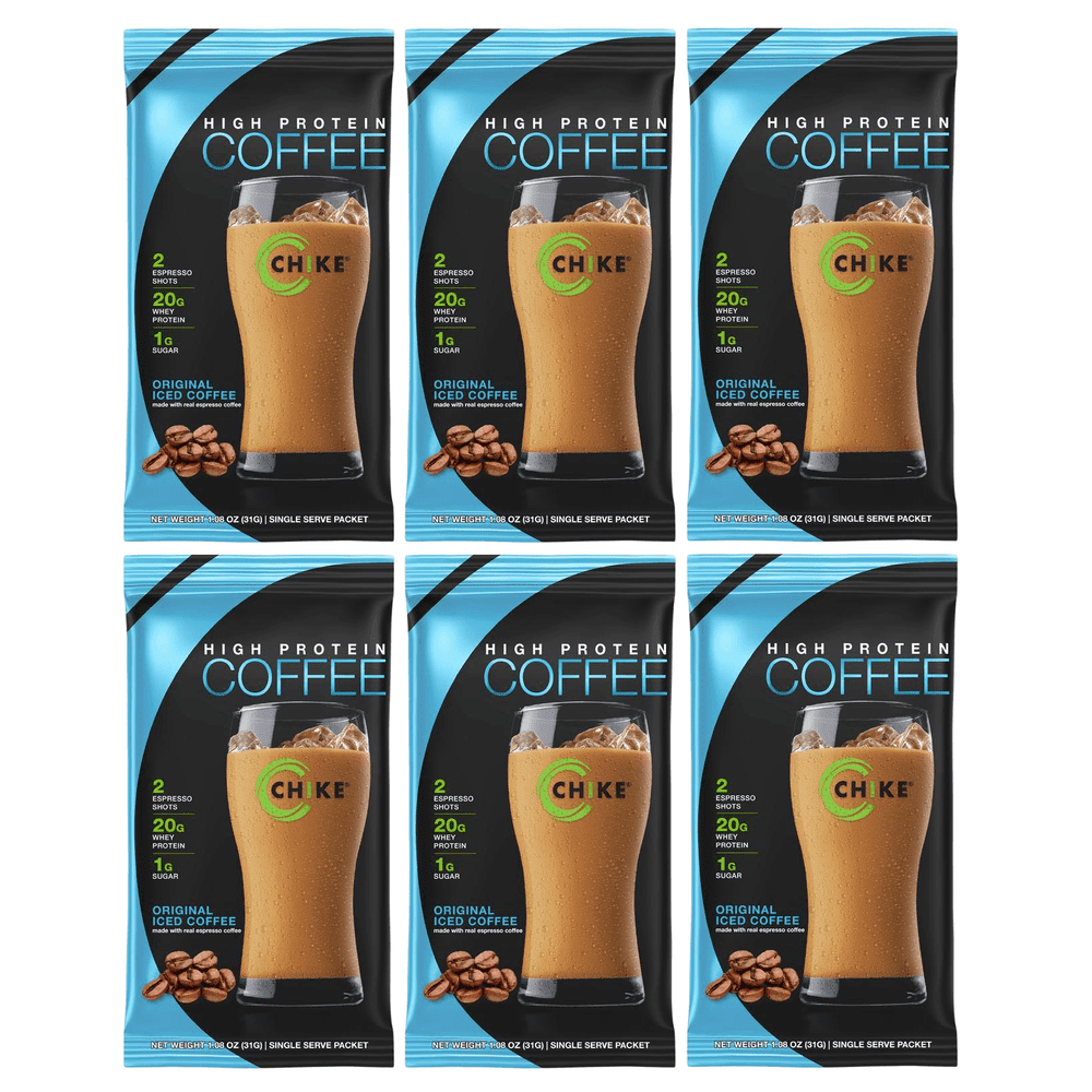Chike Nutrition High Protein Iced Coffee Single Packets (6Pack) Flavor Original