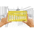 thumbnail image 3 of Traceease Geometric Drafting Ellipse Template Drawing Stencil, Designing Template Measuring Ruler, 3 of 6